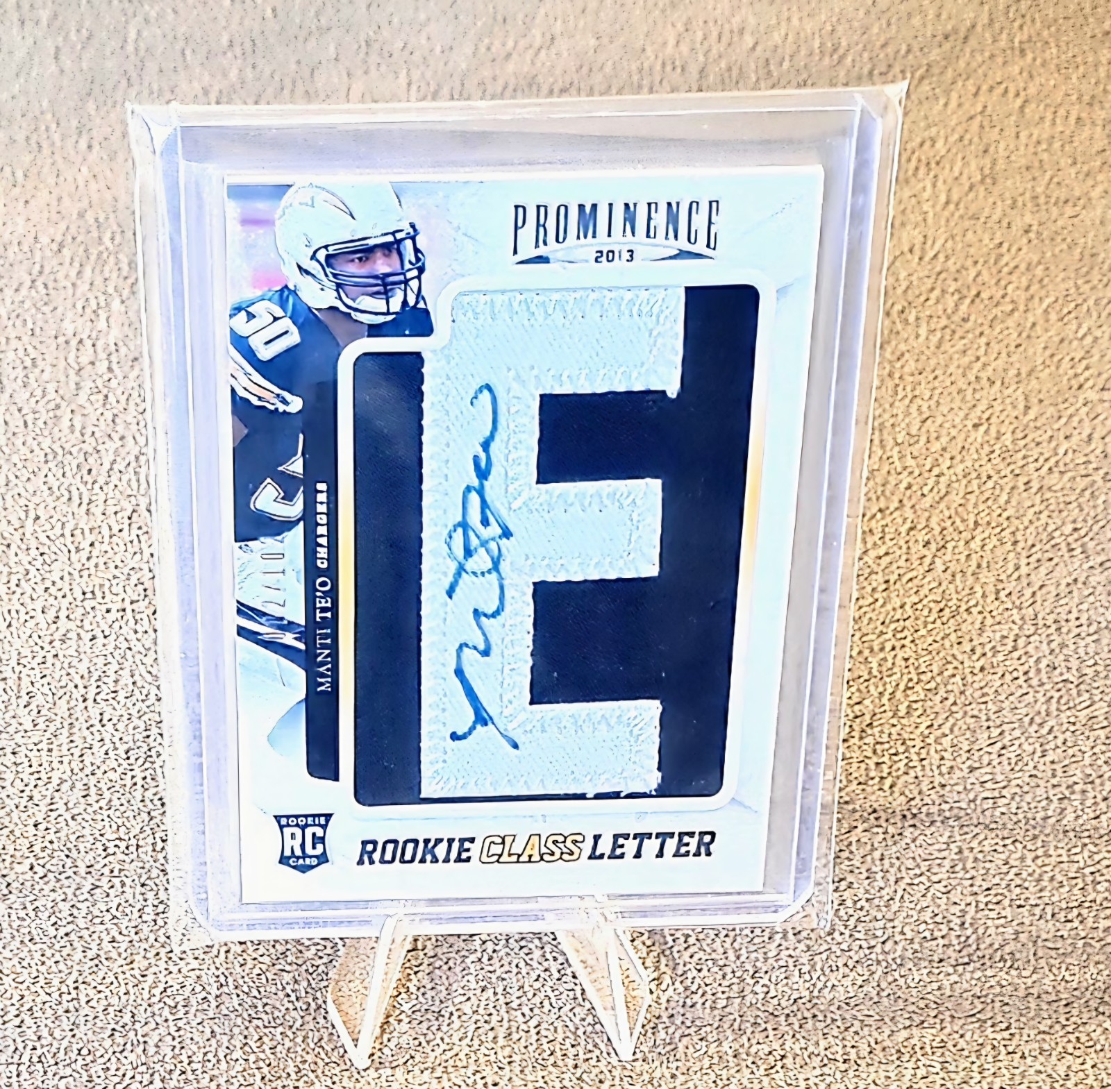 Manti Te'o Panini Prominence #160 Autograph