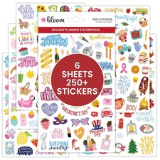 Bloom Daily Planners New Holiday Seasonal Planner Sticker Pack