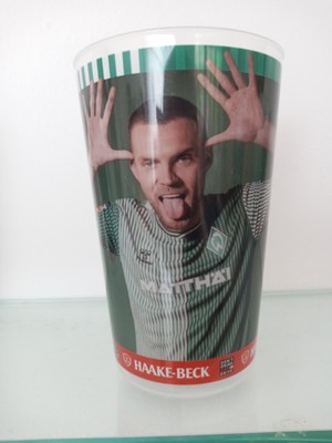 Marvin Ducksch, SV Werder Bremen Becher, 0,5L, sehr selten, sehr guter Zustand