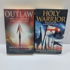 Angus Donald Books Lot Bundle x 2 Outlaw Chronicles Series Vol 1 and 2 small PB