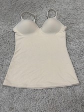 Maidenform Beige Shaping Camisole with Built-in Bra Size Large