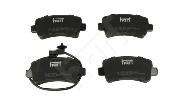 Hart 228 856 Bremsbelagsatz, Scheibenbremse Passend FüR Nissan Opel Renault-image
