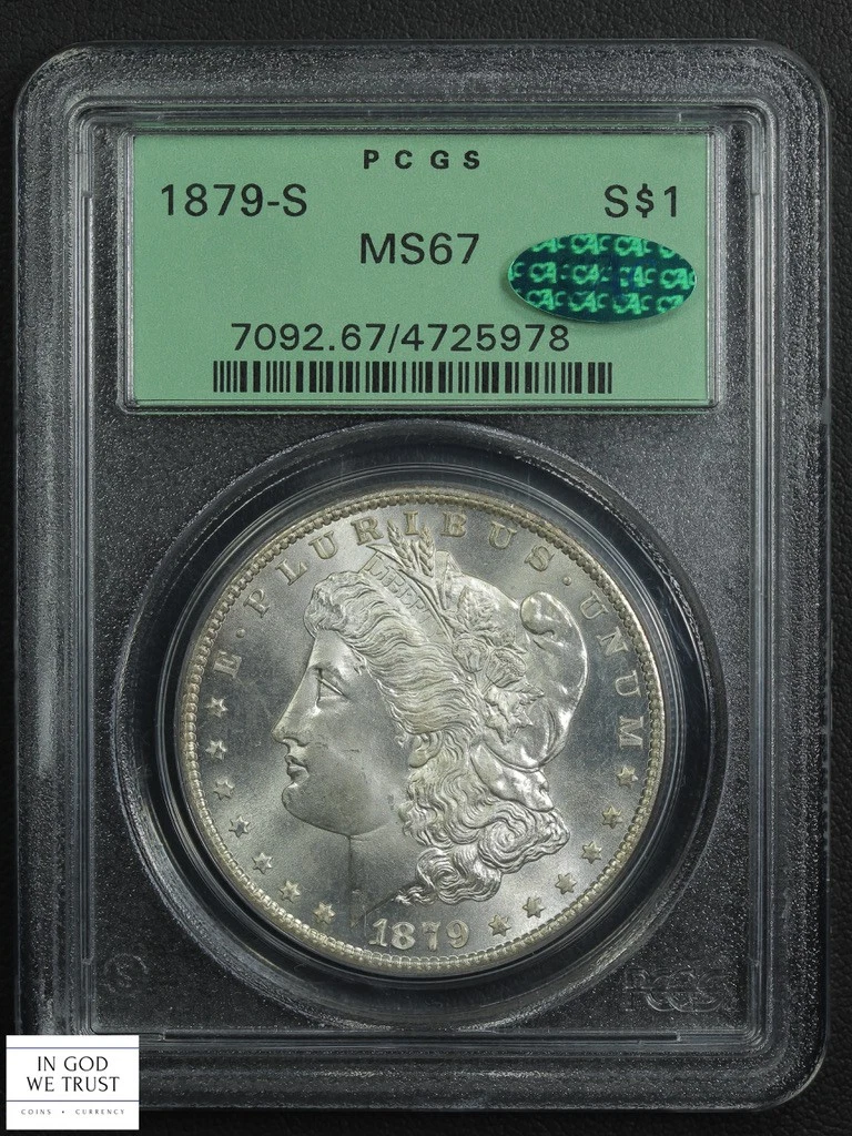 コレクション PCGS MS67 MS 67 Morgan Dollars 1878-1921 for sale | eBay