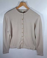 Women's Vintage Talbott Taralan Acrylic Orlon Beige Cardigan. 38 Inch Chest.