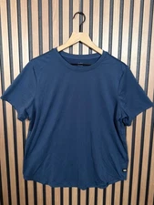 REI Co-op T Shirt XL Womens Blue Short Sleeve Active Pursuits Fabric Jersey
