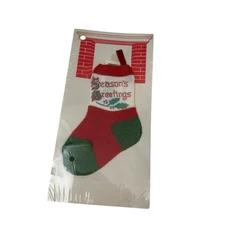 VTG Money Gift Holder Christmas Present Sock Stocking  Dol-Wear Co. USA