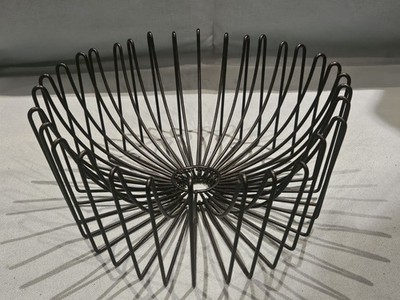 Vintage IKEA 90er Ehlen Johansson Tradig schwarz Draht Obstschale Korb RAR modern