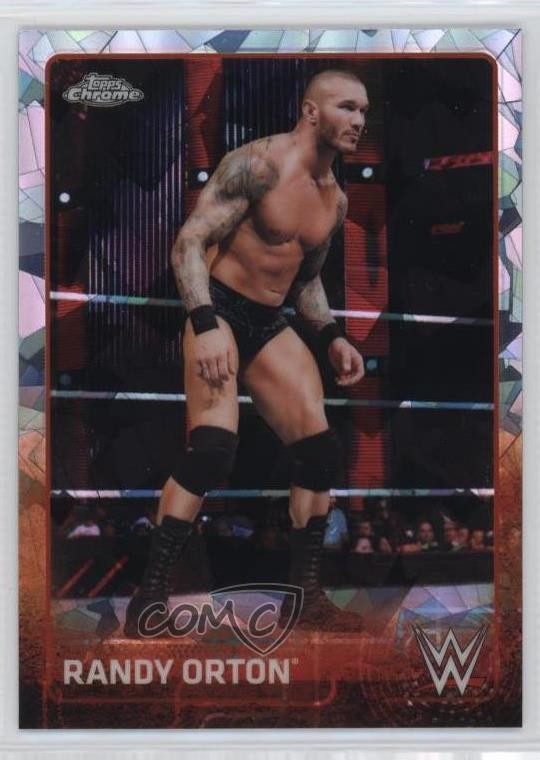 2015 Topps Chrome WWE Atomic Refractor Randy Orton #54 00em
