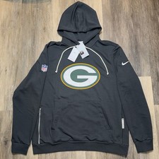 Nike Green Bay Packers Hoodie Authentic Sideline Standard Issue Alt Anthracite