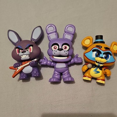 Five Nights at Freddy's Mystery Minis Lot - Bonnie, Bonnie, Glamrock Freddy