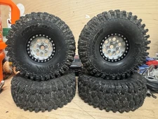 1.9 Beadlocks & Proline Hyrax Tires (7 Tires Total)