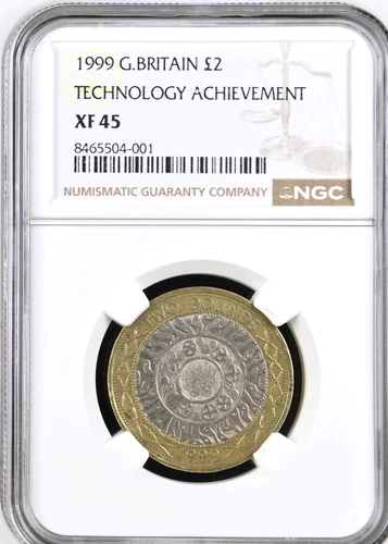 1999 £2 Two Pound Celtic Iron Age Technology NGC XF45 Great Britain Circulated