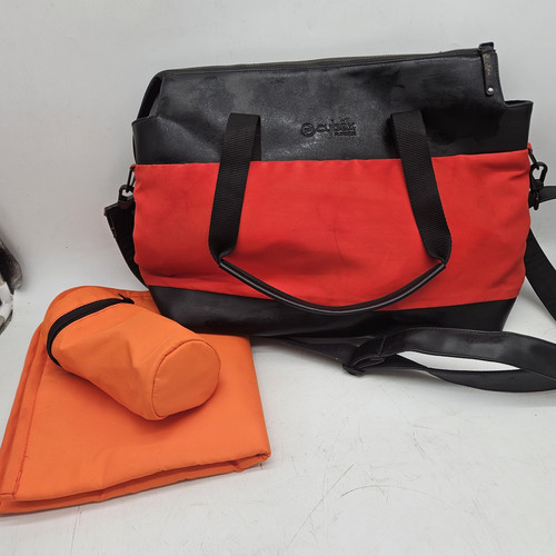 Cybex Platinum Shopper Bag - Red, Black and Orange - Picture 1 of 11