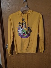 LOONEY TUNES Longsleeve Hoodie Sweater WOMEN'S SIZE SMALL 3/5 
