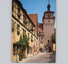 Rothenburg ob der Tauber Hotel Del Löwenhof Am Weissen Turm Postcard