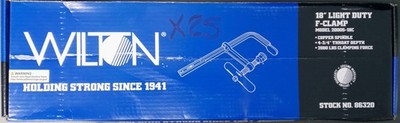 Wilton 86320 2000S-18C Light Duty 18'' F-Clamp w/ Copper Spindle