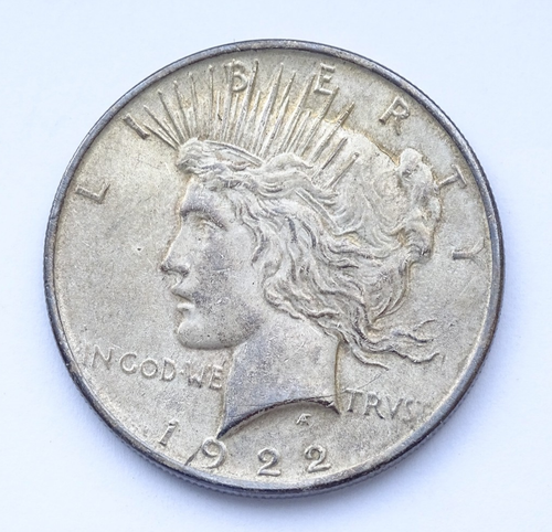 1922 Silver Peace Dollar / FedEx Free Shipping / jhpd - Picture 1 of 10