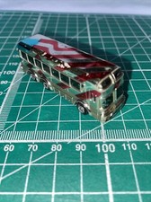 Micro Machines, Galoob, 1992 US Coach Bus, Classy Chromers, Fair Condition