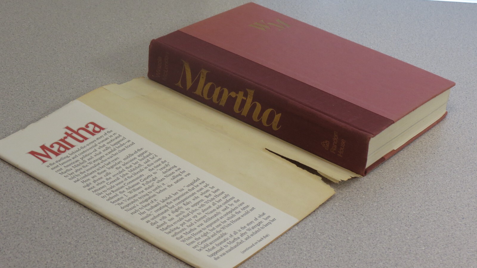 Martha The Life of Martha Mitchell by Winzola McLendon hardcover eBay