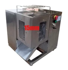 110V 15mm QSJ-T Shreded Meat Slicer Meat Cutting Machine 250kg/h Inlet 3.5*3.1in