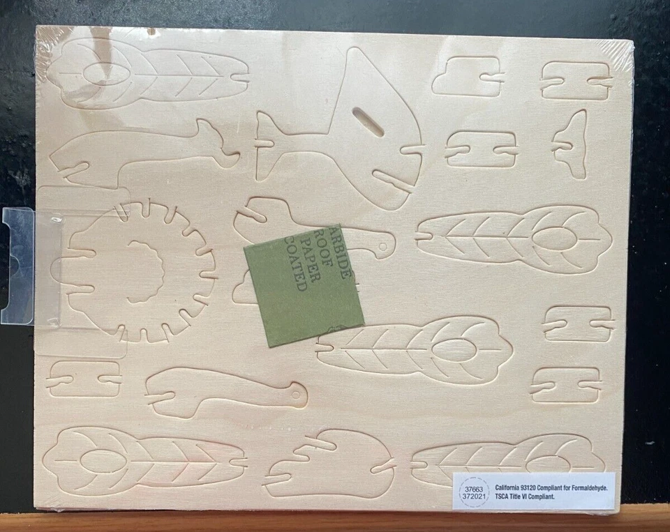 ROBOTIME 3D Wooden Puzzle - PEACOCK - DIY #JP228 Recommended for 8+ Years - Image 2 of 2