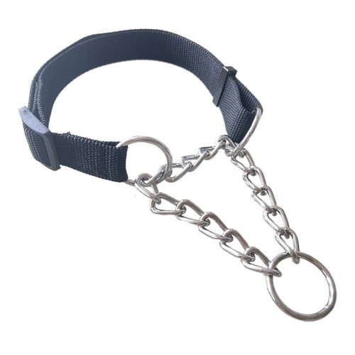 Adjustable Collar for Large Dogs Nylon Pet Dog Slip Pinch Collar Dog Training - Picture 13 of 14