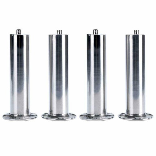 8PCS 90 Degree Stainless Heavy Duty Flush Mount Rod Holder With PVC Cap Liner 04 Pq