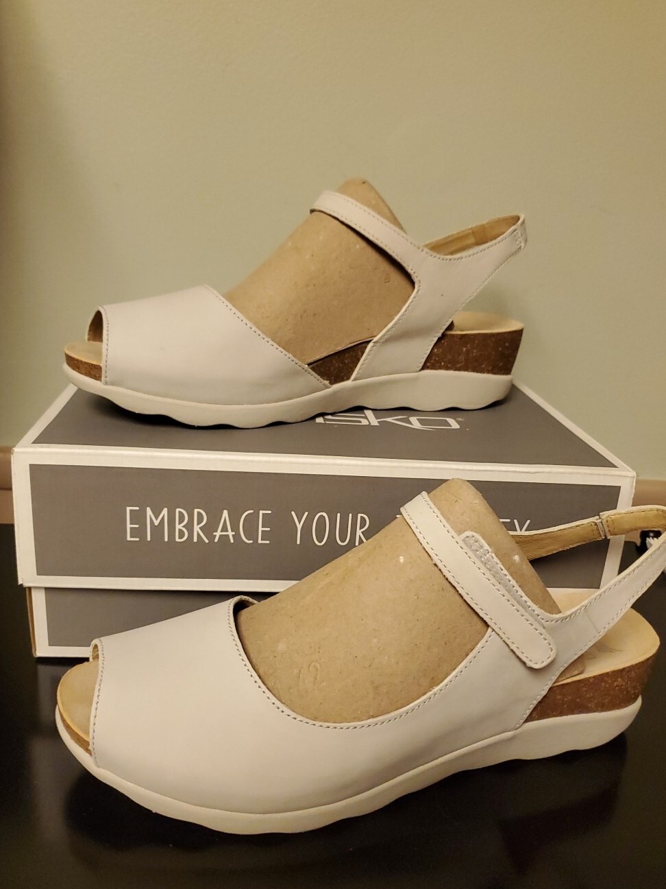 Dansko Marcy Women's Sandal Shoes, Ivory Milled Nubuck, US 11.5-12 W42 NEW image 7