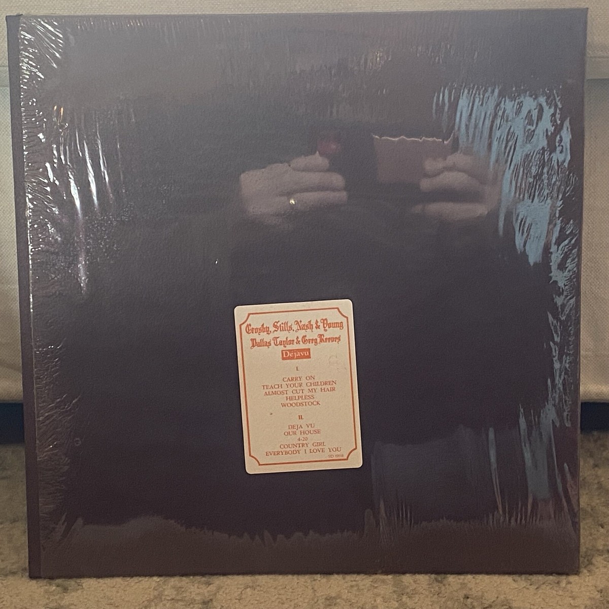 Crosby Stills Nash Neil Young Deja Vu EX in SHRINK with RARE