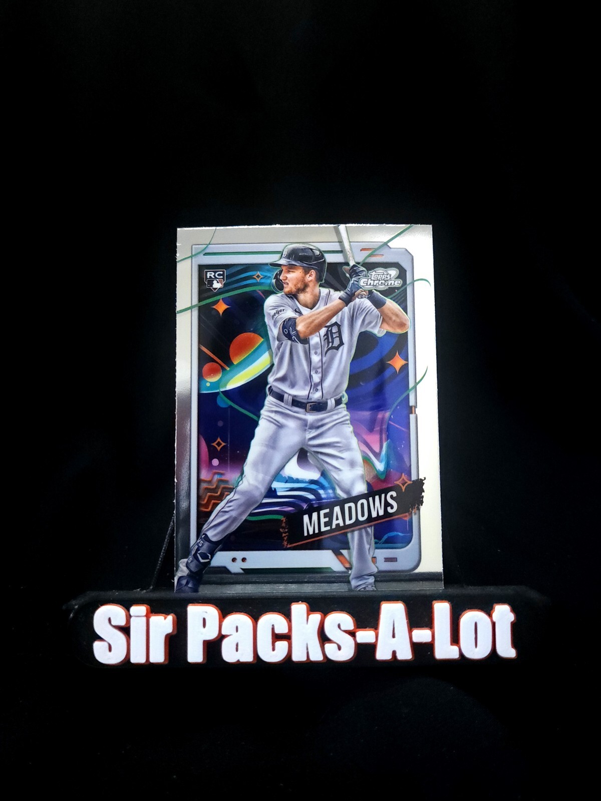 2024 Topps Cosmic Chrome #127 Parker Meadows Nucleus Refractor