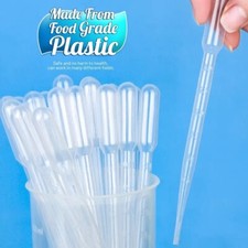 3ml Graduated Pipettes Disposable Plastic Droppers Lab DIY FREE SHIPPINGS QTY5