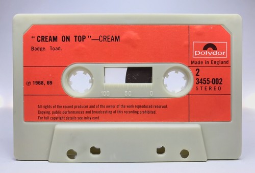 Cream CREAM ON TOP Cassette 3455 002 **SCARCE 1971 MAIL ORDER ONLY CASSETTE** EX - Picture 7 of 9
