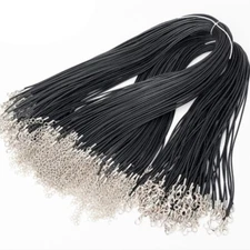 100pcs Leathers Necklace Cord Bracelet String Rope DIY Jewelry Making Supplies