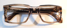 Vintage ELITE OPTICAL Maurice 6 Brn Slk 48/24 Eyeglass Frame New Old Stock I2