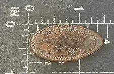 Waikiki Aquarium Honolulu Hawaii Black Tip Shark Elongated Pressed Smashed Penny