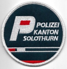 SZWAJCARSKA Policja Kantońska * SOLOTHURN * SZARY * Naszywka policyjna Odznaka Policyjna KaPo
