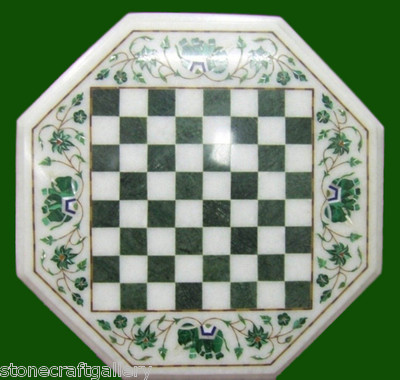 Plateau d'échecs en malachite - Antiquités