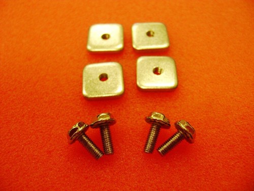 Lot of 10 Sets - 4 Pcs M3 Hex (7mm) + Metal Washer (11mm Square) Set - Servers - Picture 3 of 12