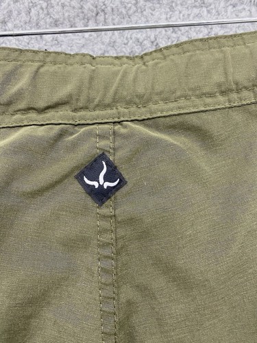 Vintage Y2K Prana Pants Women Large belted Relaxed Straight Hiking Cargo pocket - Picture 4 of 10