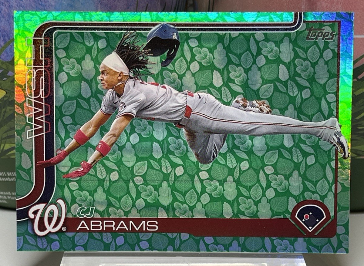 2025 TOPPS BASEBALL SERIES 1 - CJ Abrams #122 - Easter Holiday Tin Variation