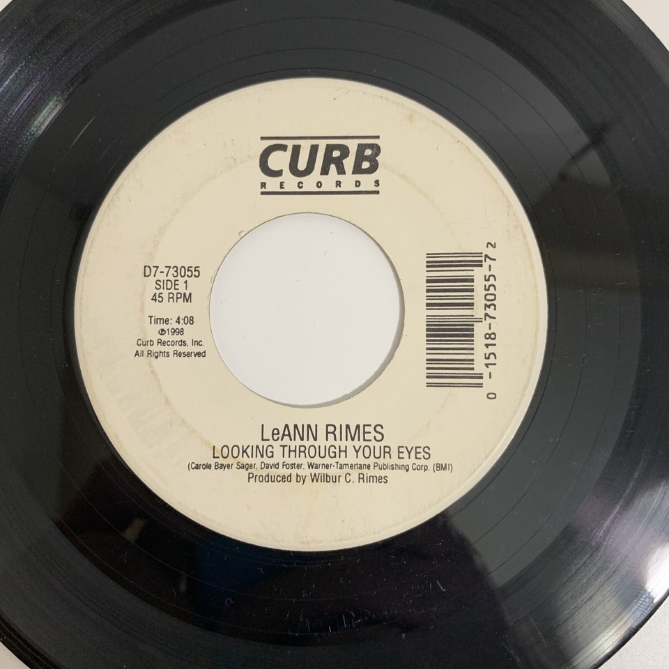 90'S 45 Leann Rimes - Commitment / Looking Through Your Eyes On Curb ...