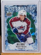 Bowen Byram 2023-24 Upper Deck Allure GREEN card #IB-6 #’d /249 Colorado Avalanc