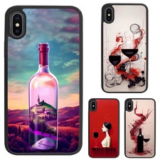 Anti scratch Cover For Motorola Apple iPhone Samsung Galaxy creative red wine