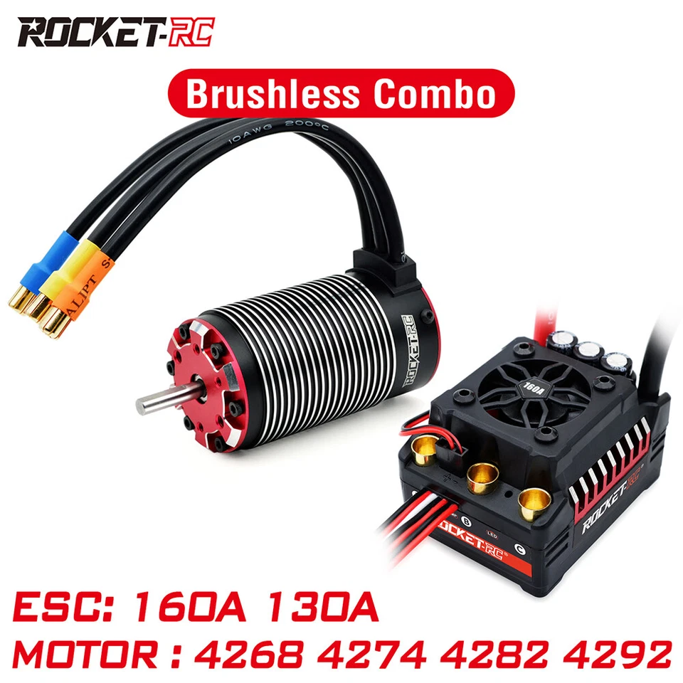 Rocket-RC Bürstenloser Motor + ESC Combo für 1/8 1/7 RC Car Truck Traxxas - Bild 3 von 4