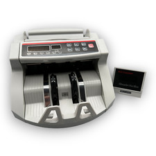 Contatore di denaro contatore di banconote riconoscimento falsi 2. Display 1.000 spartiti/min