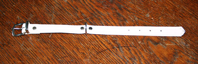 Hunter Smart Halsband Modern Art Artleder weiß 24/11