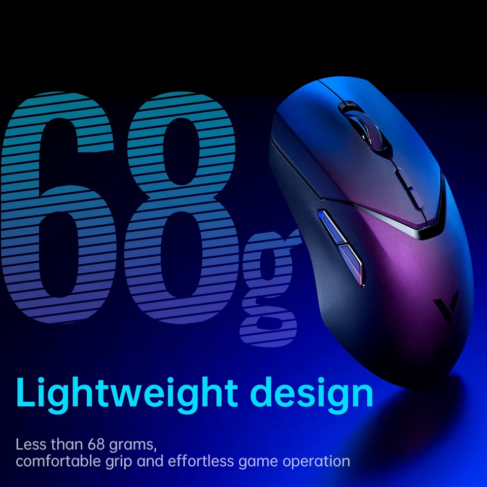 Rapoo VT9Pro Wireless Gaming Mouse – PAW3398, 26 000 DPI, 68 g, 160 h Battery - Image 4 of 4
