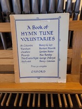 A Book of Hymn Tune Voluntaries, organ Oxford