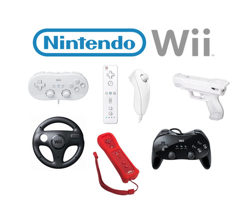 Nintendo Wii Controller 🎮 Nunchhuck Motion Plus Adapter Lenkrad Zubehör 🎤