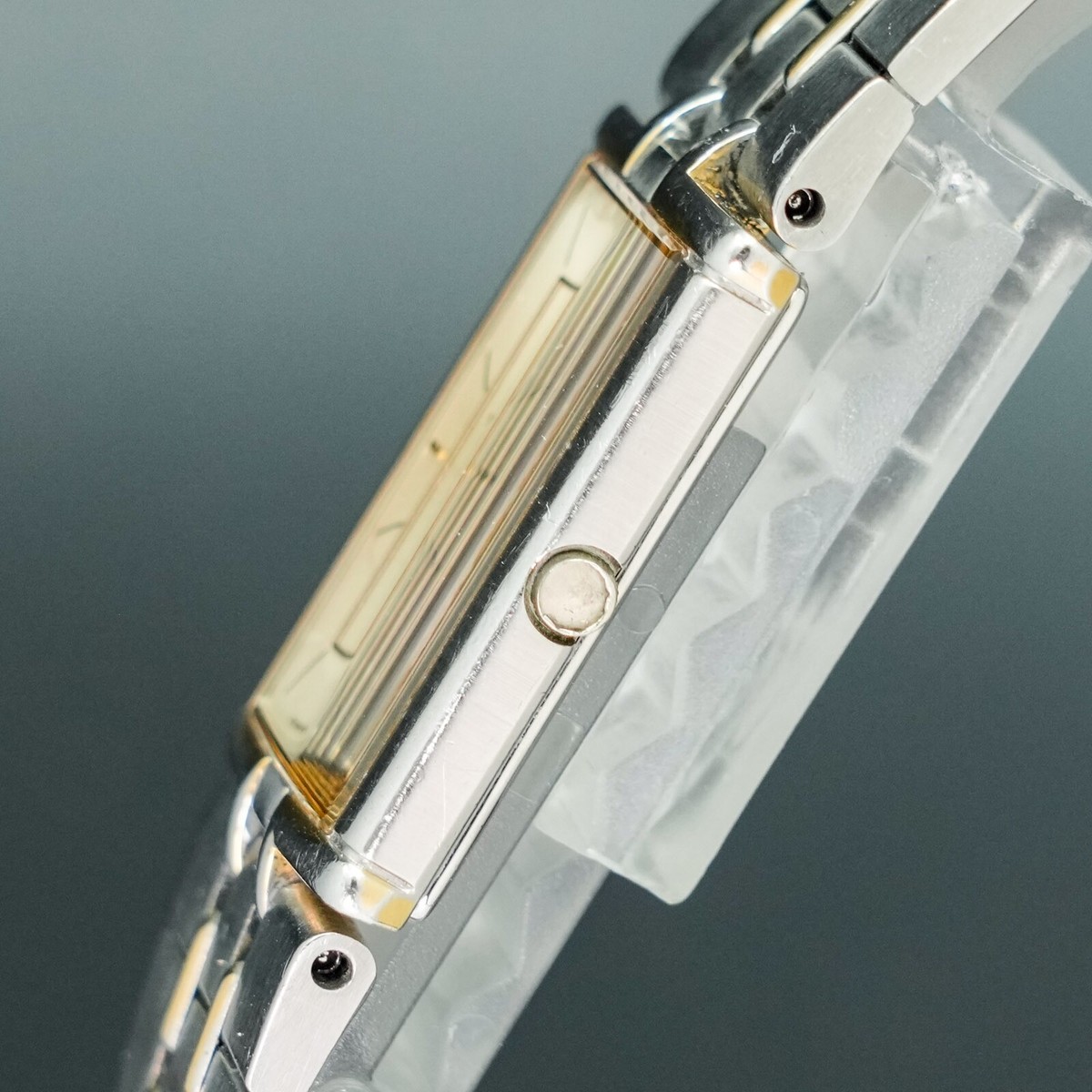 Vintage 1984 SEIKO DOLCE 7320-6090 Original Band Square Tank